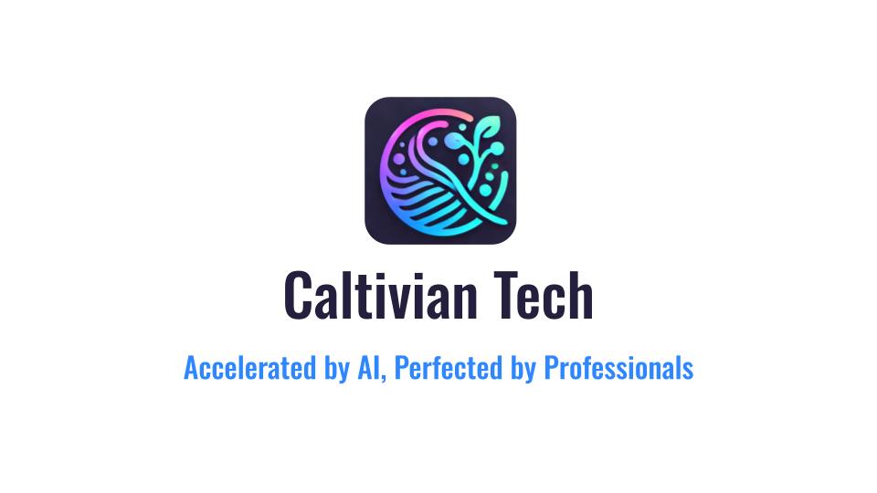 Title slide for sample company